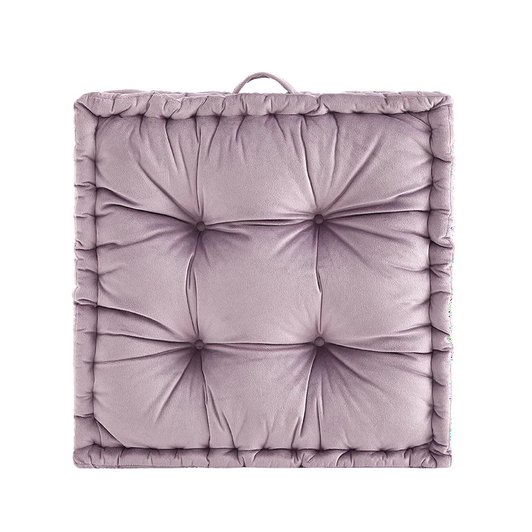 Mainstays 20" x 20" Hazy Purple Velvet Decorative Floor Pillow | Walmart (US)