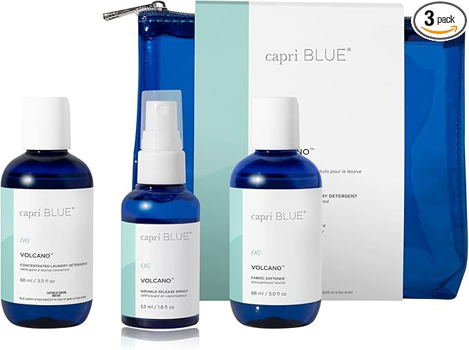 Capri Blue Volcano Laundry Gift Set - Includes Non-Toxic Laundry Detergent, Fabric Softener Liqui... | Amazon (US)