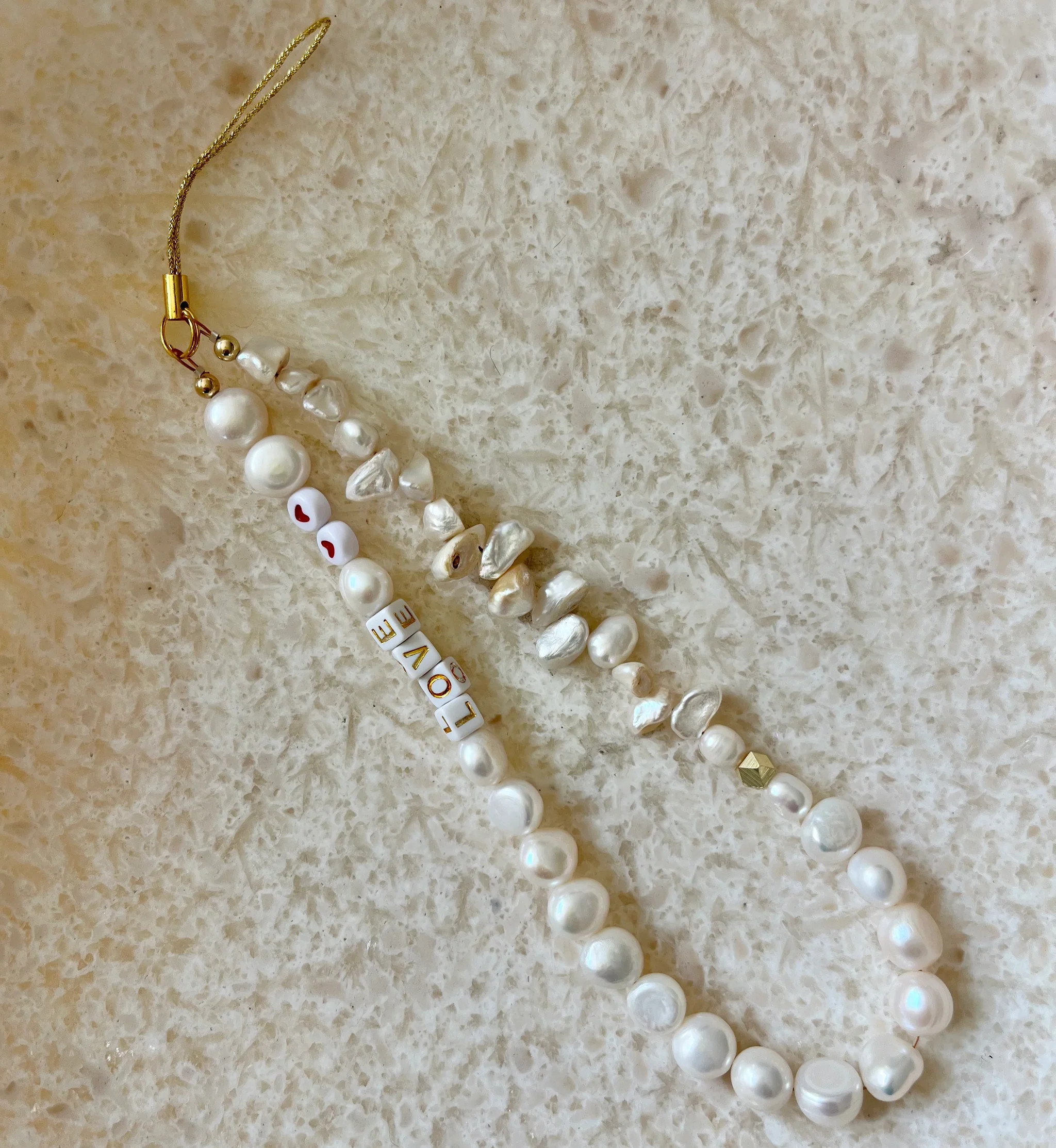 LOVE Valentines Personalized Phone Strap | House of Olia