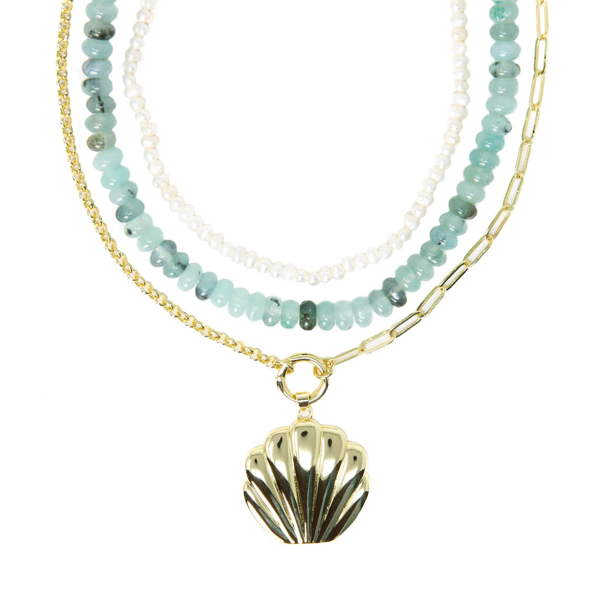 Coastal Cove Necklace Stack | Allie + Bess