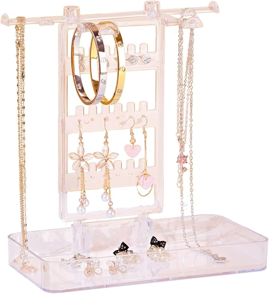 Jewelry Organizer Stand Bracelet Ring Earring Necklace Jewelry Holder Organizer and Storage Jewel... | Amazon (US)