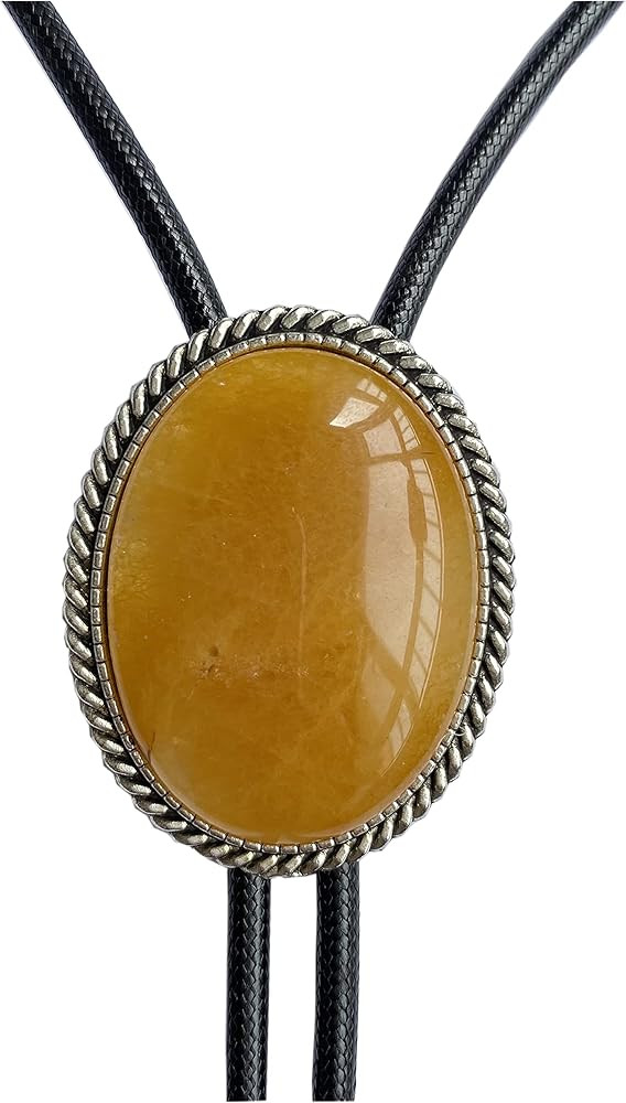 Jade Stone Bola BOLO Tie Wedding Necklace for Men Women Groomsmen Bridegroom - Western Cowboy Nec... | Amazon (US)