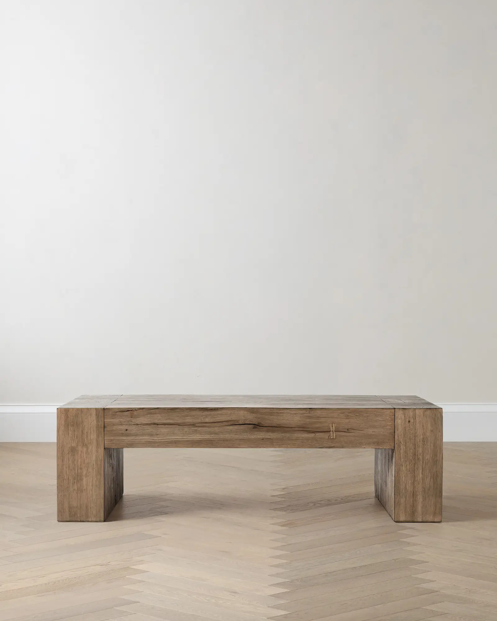 Reclaimed Oak Waterfall Coffee Table | Quince