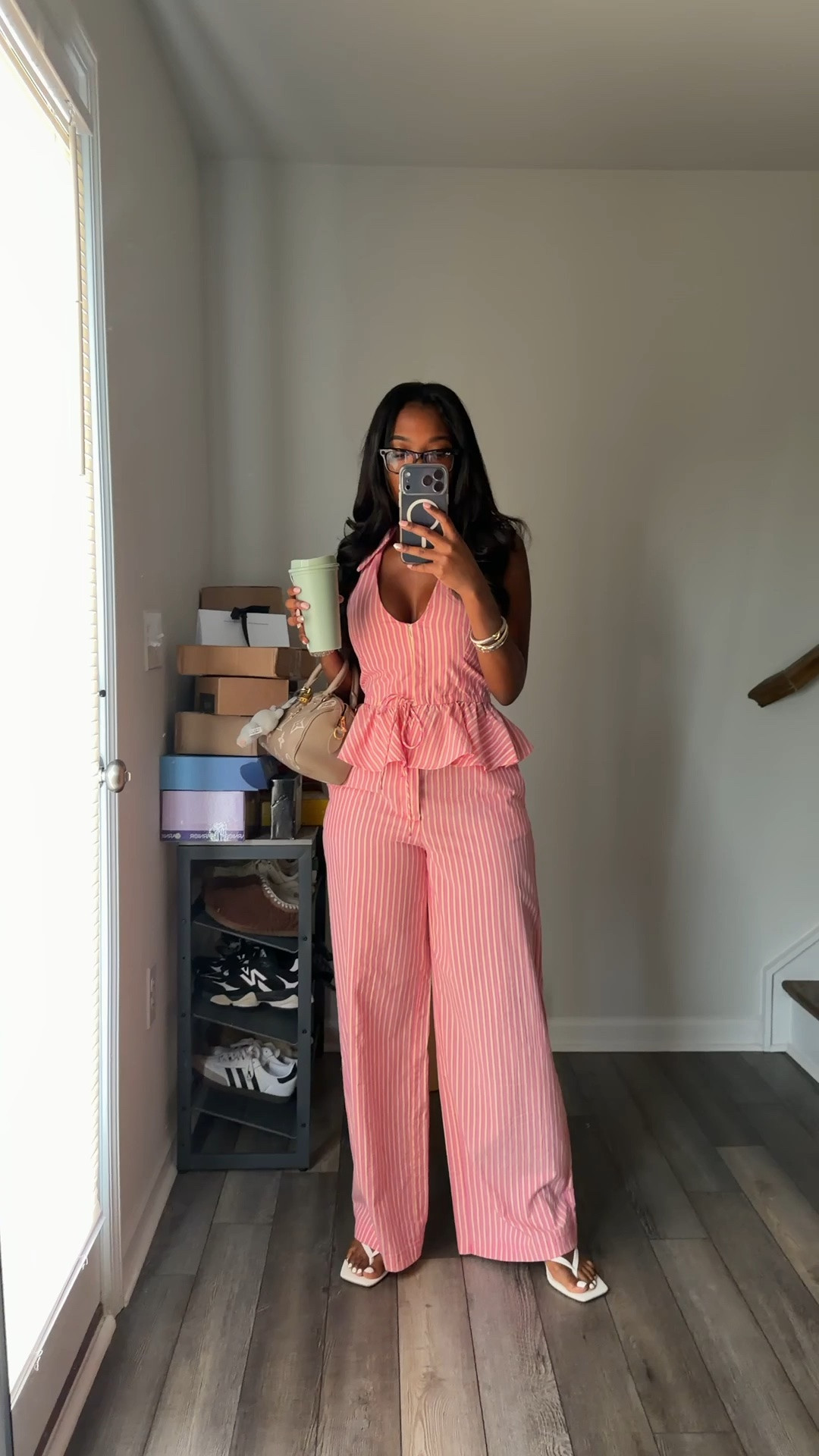 Church fit! @Zara always knows what to do ! I’m loving this linen set.

#LTKootd #LTKdayinmylife #LTKMidsize