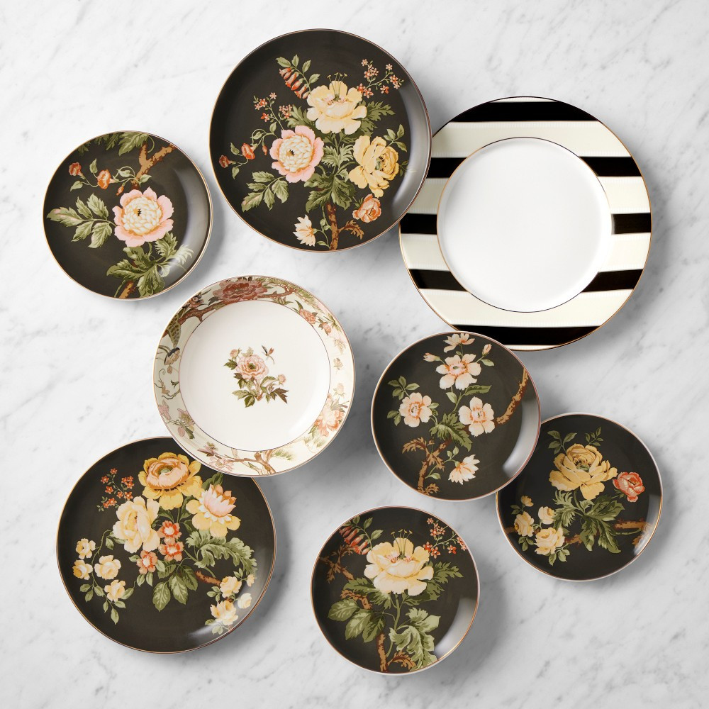 Sanderson x Williams Sonoma Botanical Reverie 16-Piece Dinnerware Set | Williams-Sonoma CA