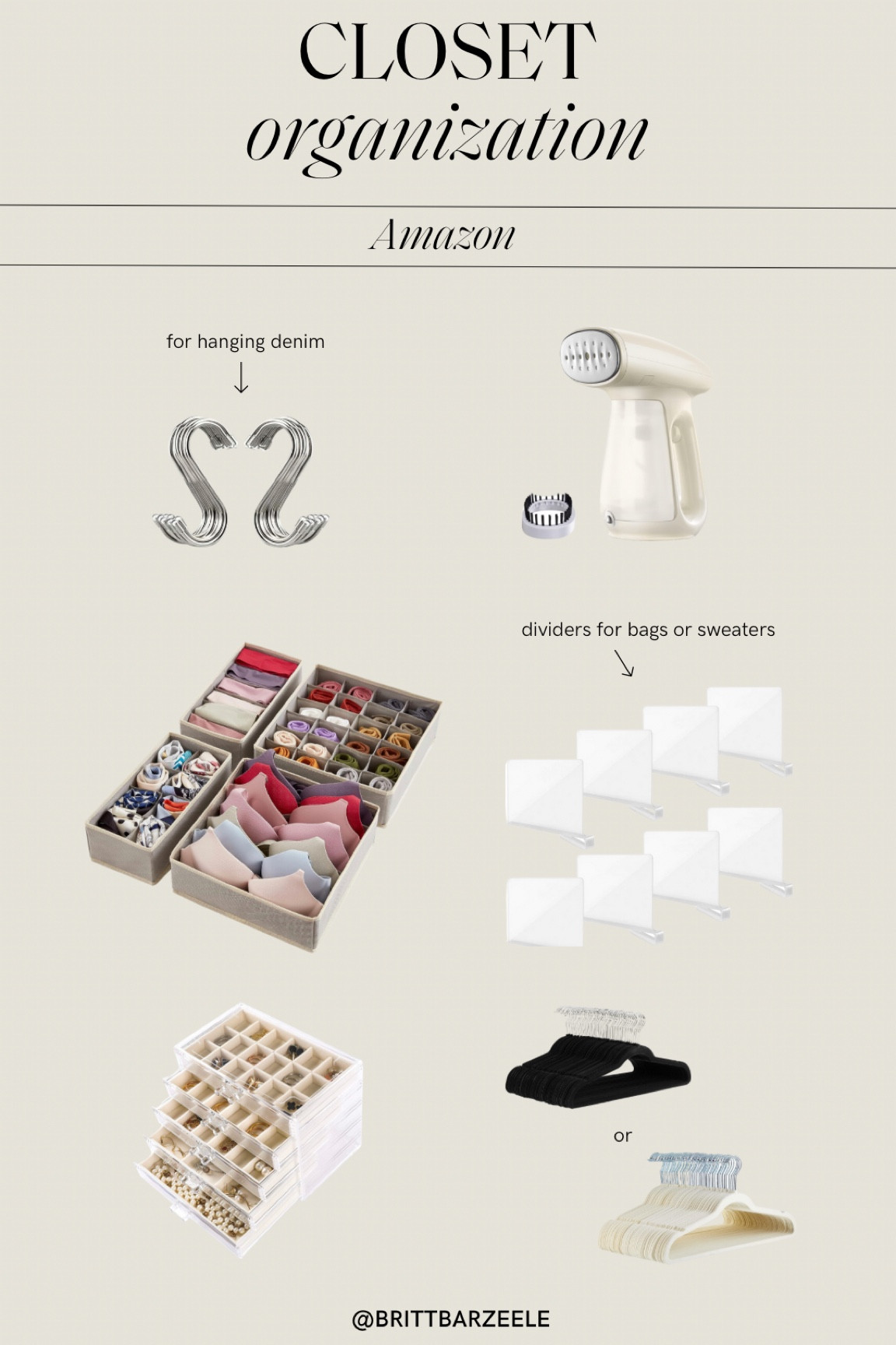 Closet organization essentials 

#LTKhome