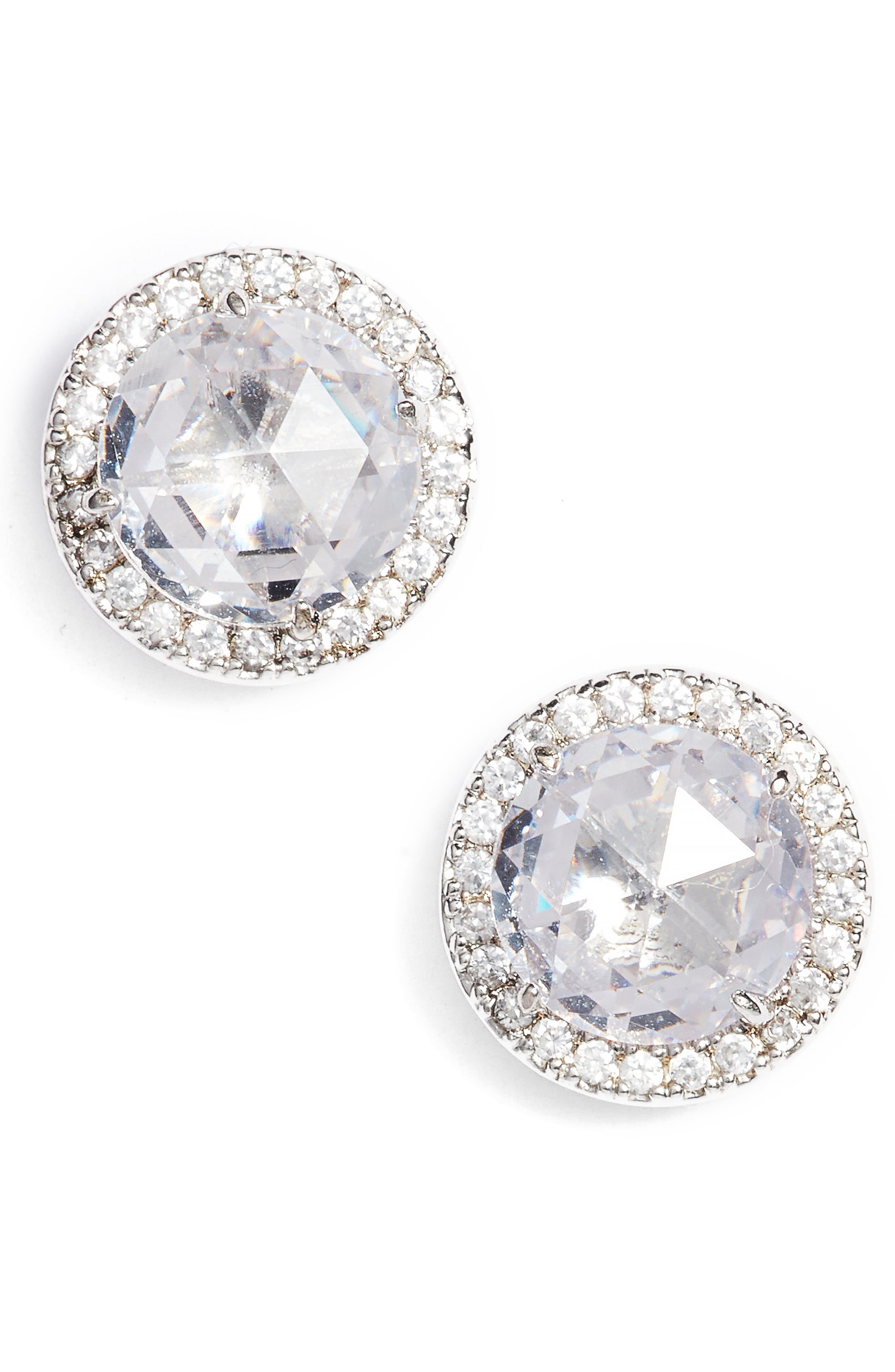 bright ideas pavé halo stud earrings | Nordstrom
