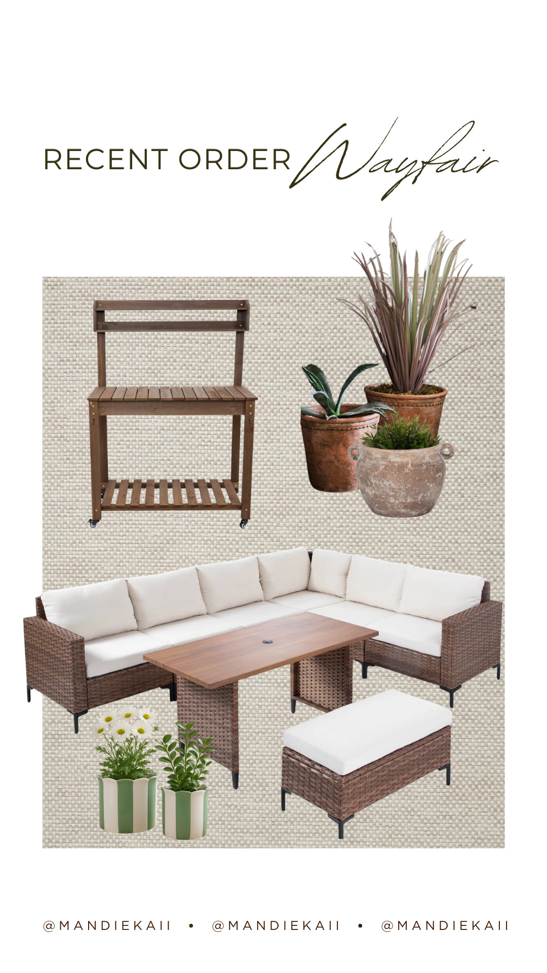 Recent Order: Wayfair 

 #LTKSeasonal #LTKU #LTKHome