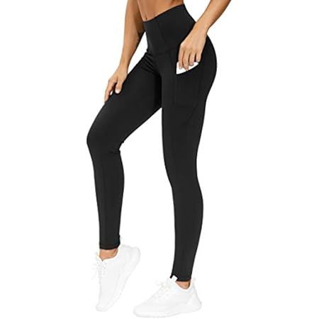 Aoxjox High Waisted Workout Leggings for Women Tummy Control Buttery Soft Yoga Metamorph Deep V Pant | Amazon (US)