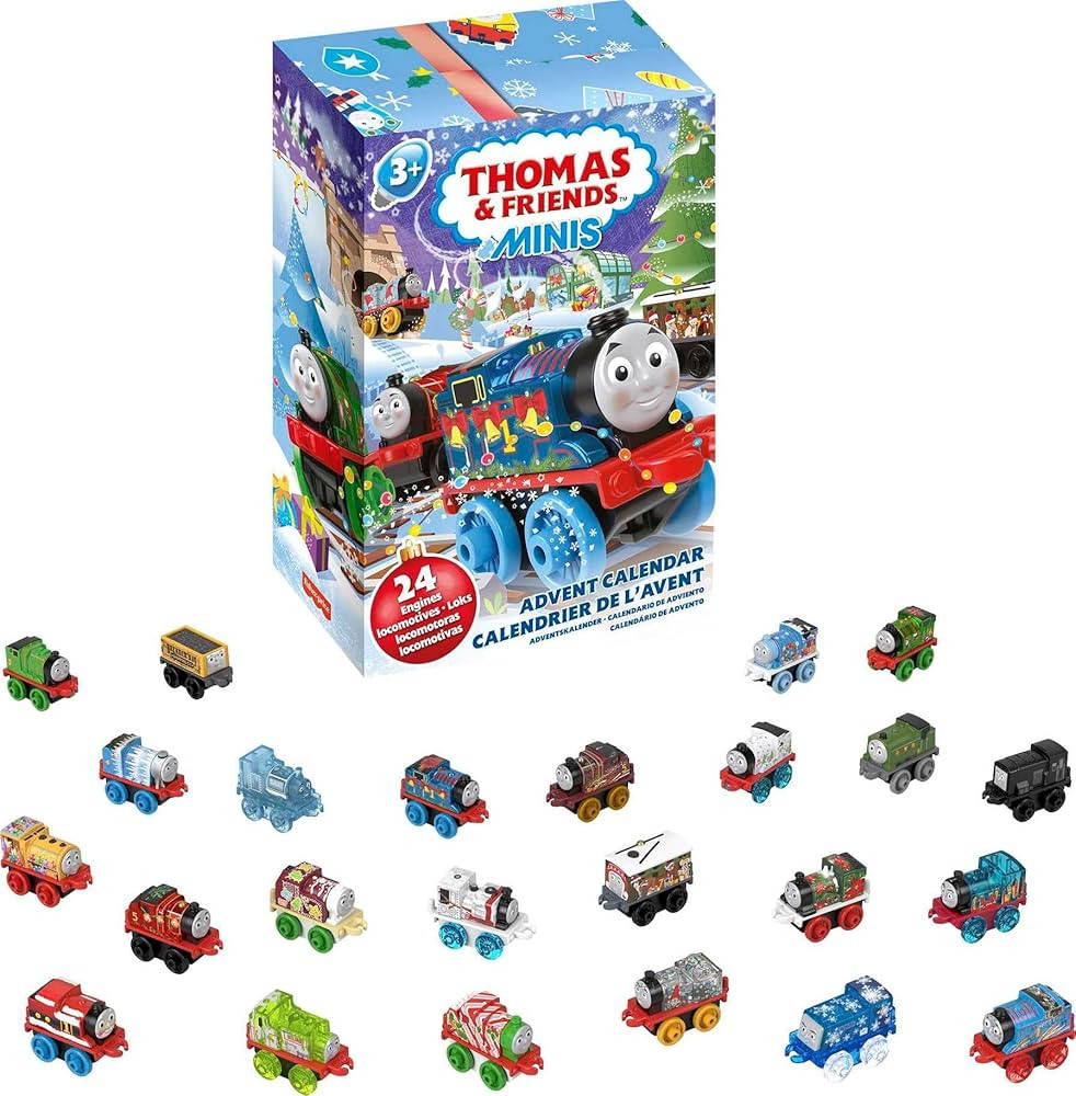 Thomas & Friends MINIS Advent Calendar 2023, Christmas 24 Miniature Toy Trains and Vehicles for P... | Amazon (US)