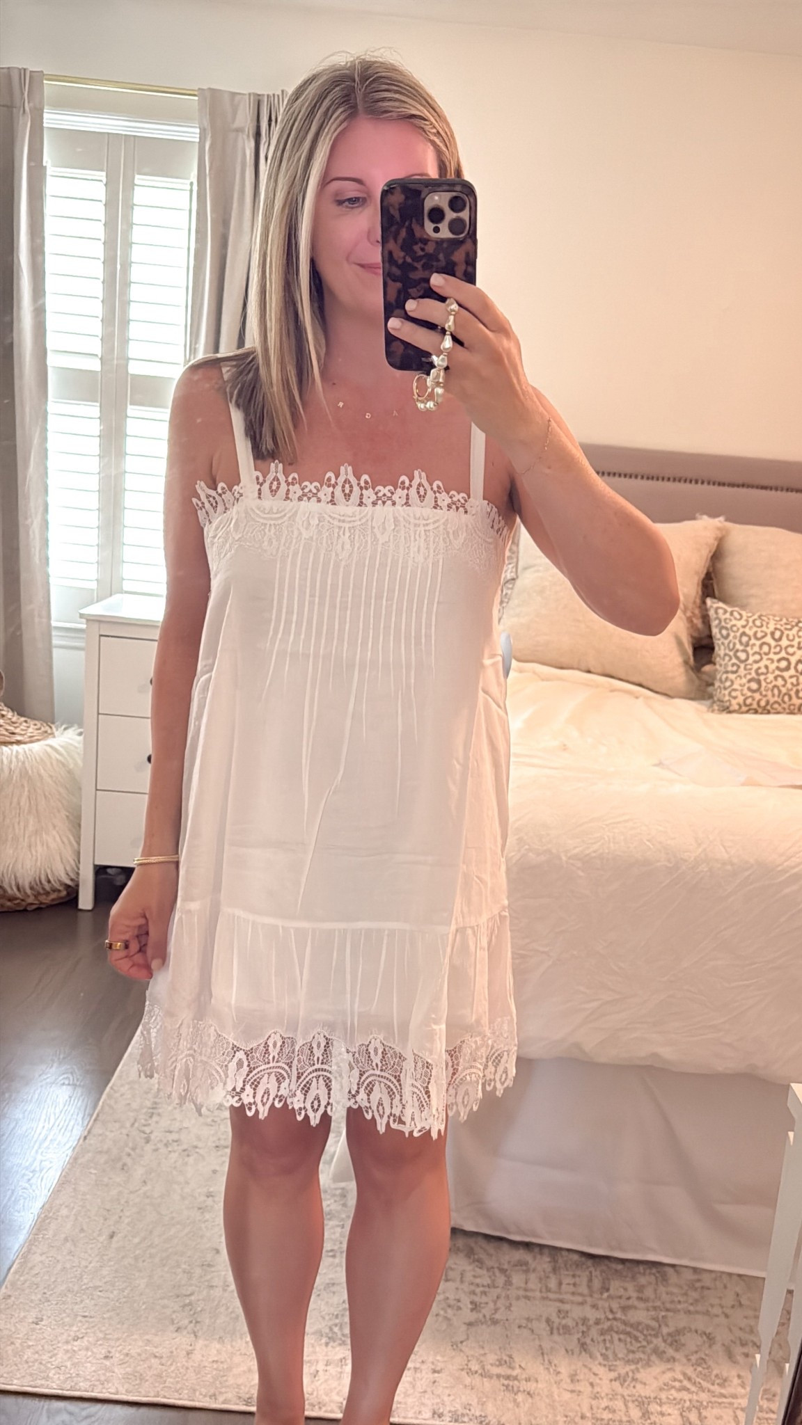 The most precious and unique Himl house dress!

White dress, Spring break dress, Summer dress, Easter dress

