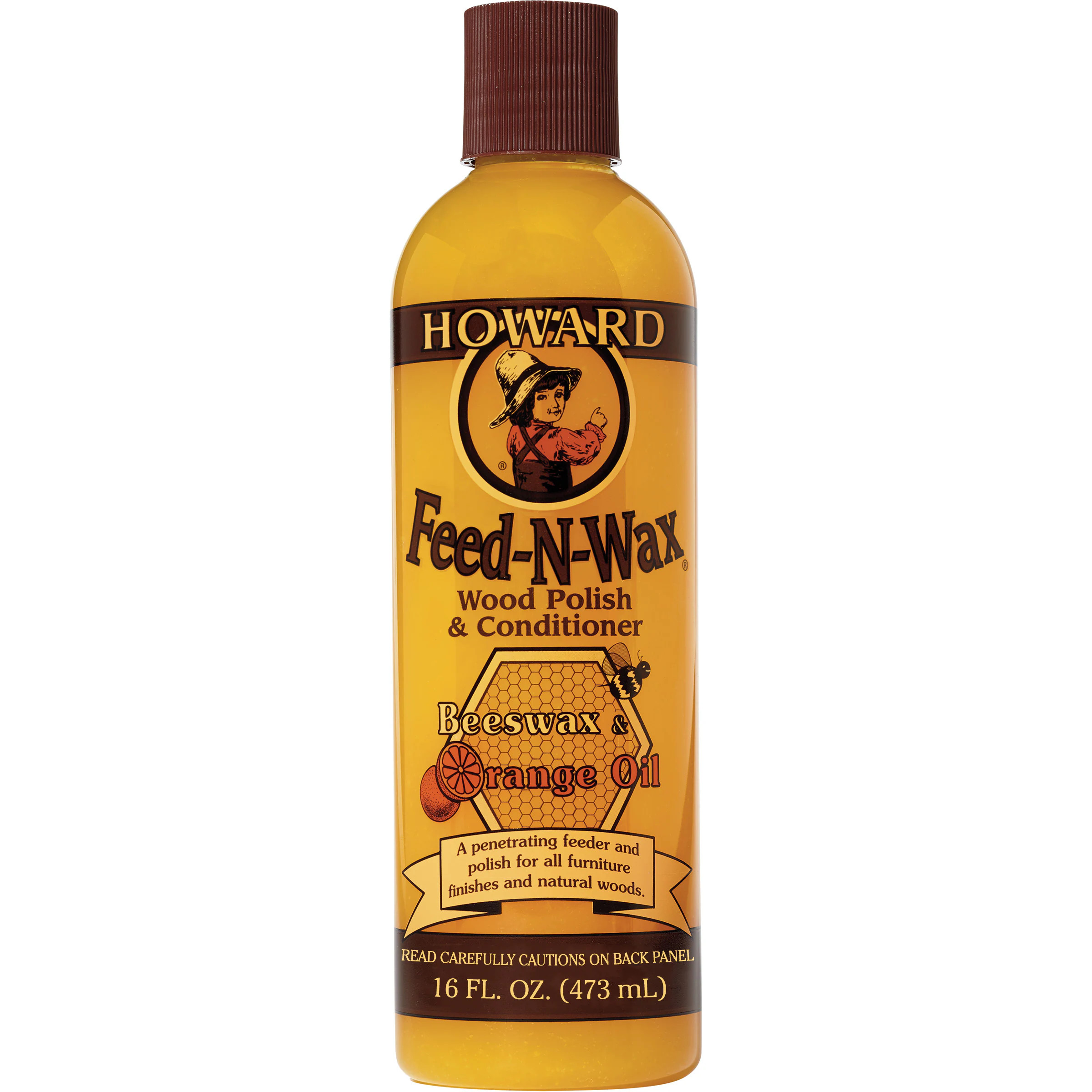 Howard Feed-N-Wax Oil-based Wood polish and conditioner ( 1-pint ) in Clear | FW0016 | Lowe's