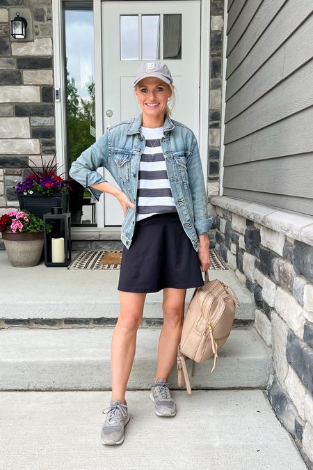 What I wore this week! I wore this outfit to chaperone my son’s field trip to the zoo! 
Top- xs
Jacket- xs (THRIFTY20 for 20% off) 
Skort- xs

#LTKstyletip #LTKsalealert #LTKSeasonal