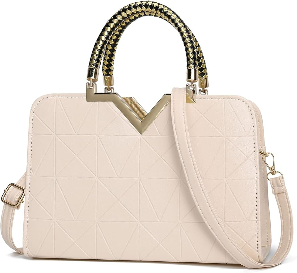 JHVYF Women Claissic Top Handle Handbag Crossbody Casual Purse Satchel Tote | Amazon (US)