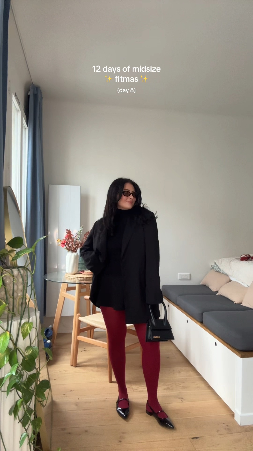 The red tights are growing on me

#LTKmidsize #LTKstyletip #LTKcurves