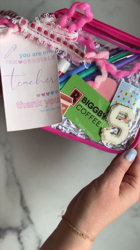 The cutest little personalized teacher gift for Valentine’s Day ❤️✏️🫶🏼 

#LTKSeasonal #LTKkids #LTKGiftGuide