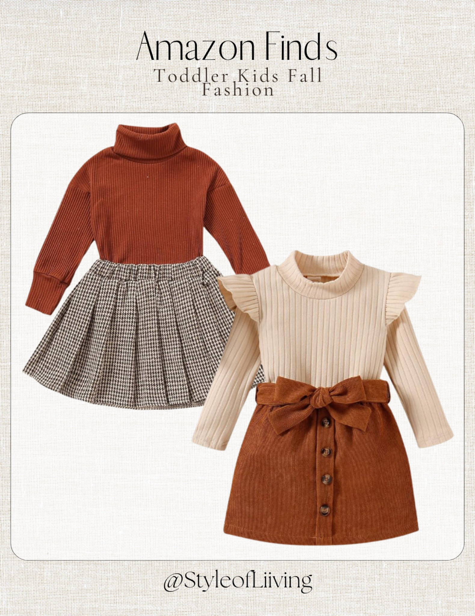 Toddler little girls fall fashion! Skirts, turtlenecks, sweaters. #founditonamazon #amazonfashion

#LTKFindsUnder50 #LTKKids #LTKSeasonal