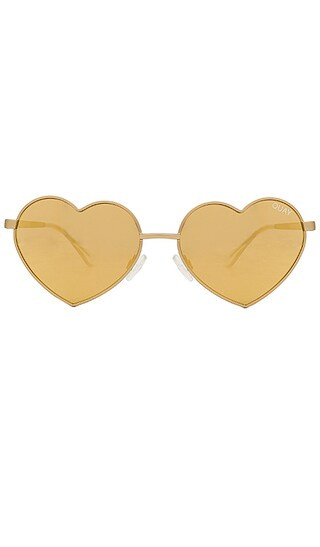 Quay Heartbreaker in Gold | Revolve Clothing (Global)