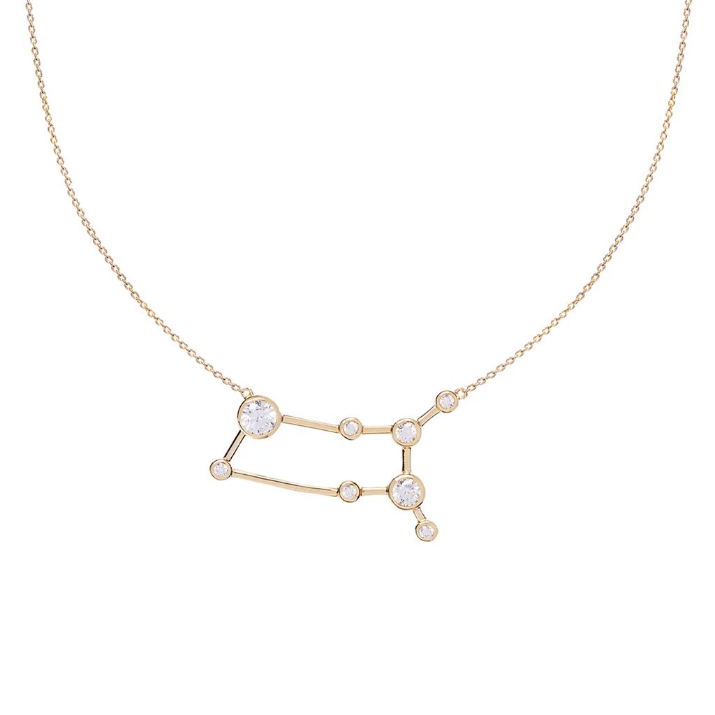 Gemini Zodiac Gold Constellation Necklace | Rosie Fortescue Jewellery