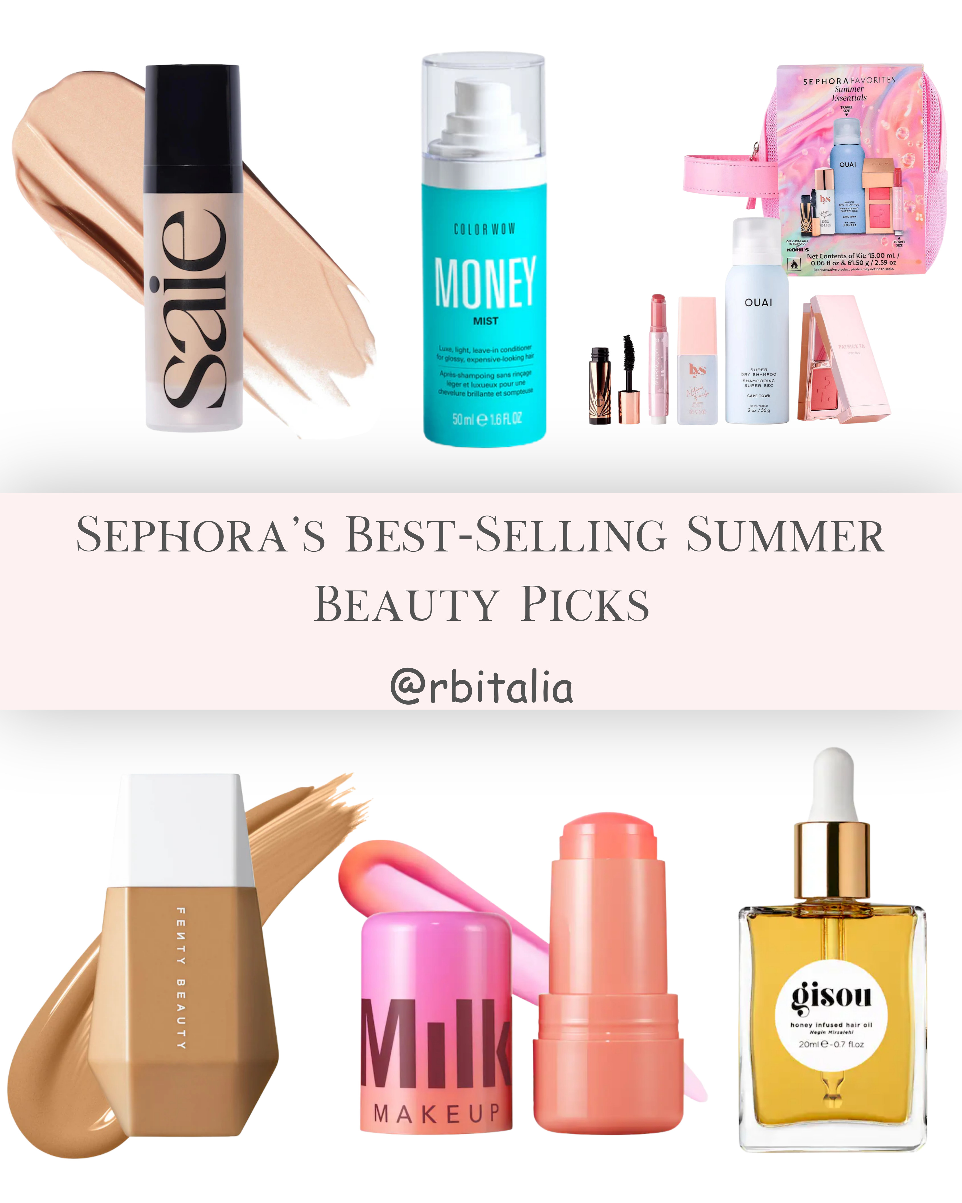 Get ready for the season with Sephora’s best-selling summer beauty picks. These viral favorites are designed to keep your glow effortless and your look fresh all day long. Shop the full summer collection at the link in bio! #SephoraSquad #SummerBeauty #BeautyBestSellers 

 #LTKselfcare #LTKSaleAlert #LTKBeauty