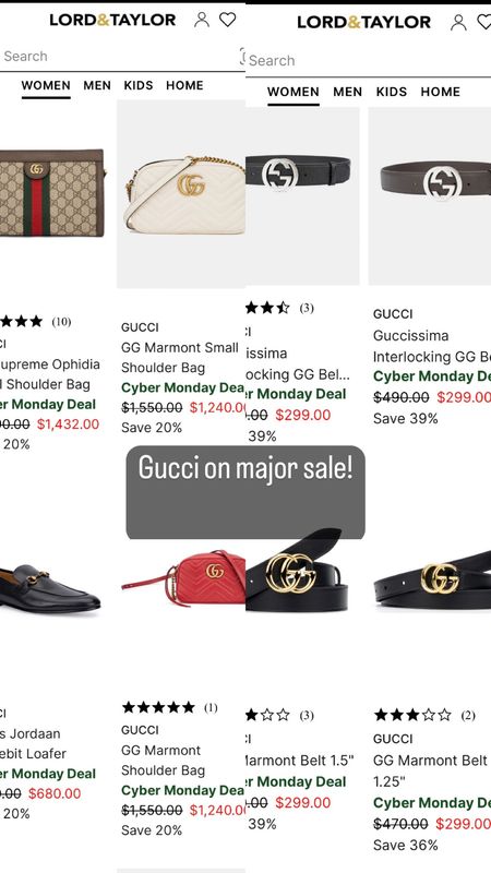Gucci on major sale at lord and Taylor ... it's not letting my link up but just hit the belt icon to get directed :)

#LTKHoliday #LTKCyberweek #LTKGiftGuide