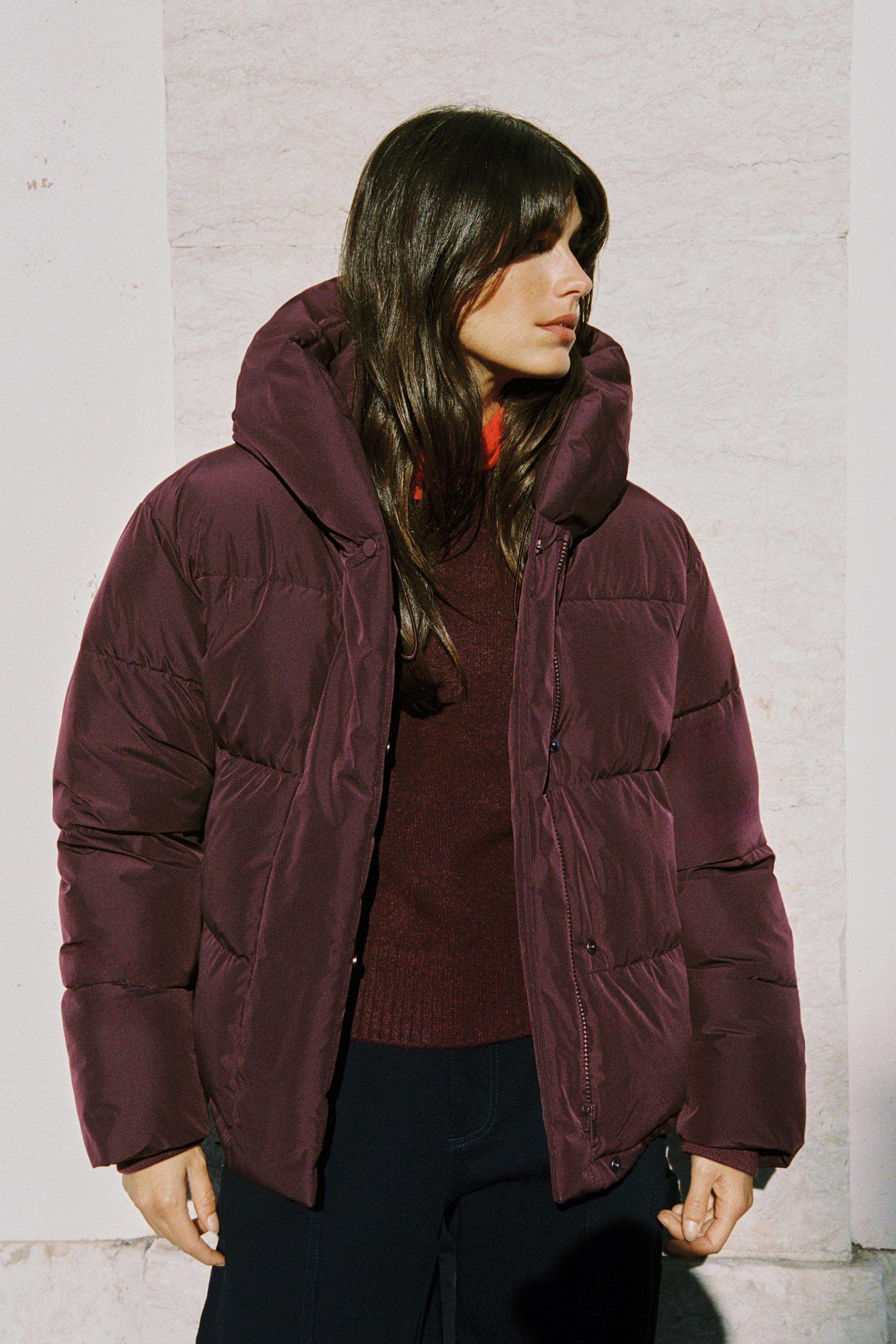 SHORT WATER-REPELLENT WINDPROOF HOODED ANORAK | Zara UK