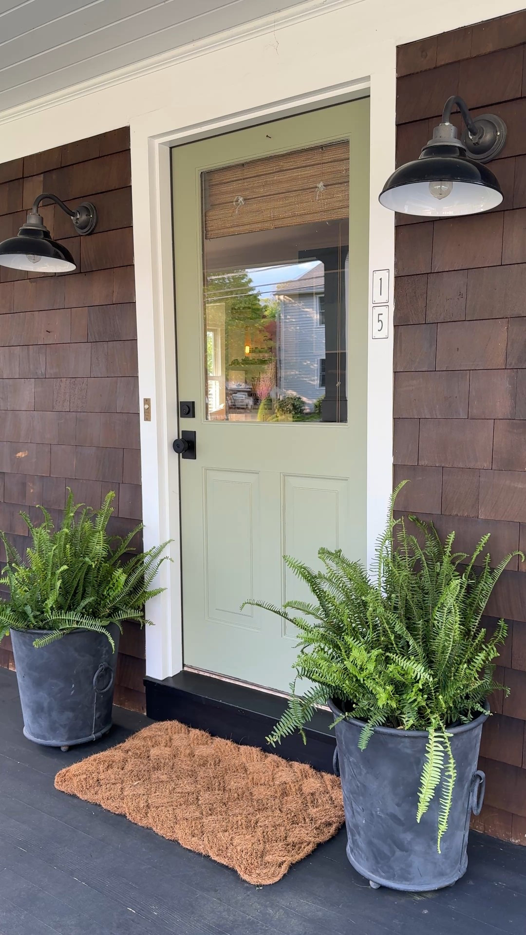 Beautiful planters are braided doormat from Terrain.

#LTKHome #LTKSeasonal