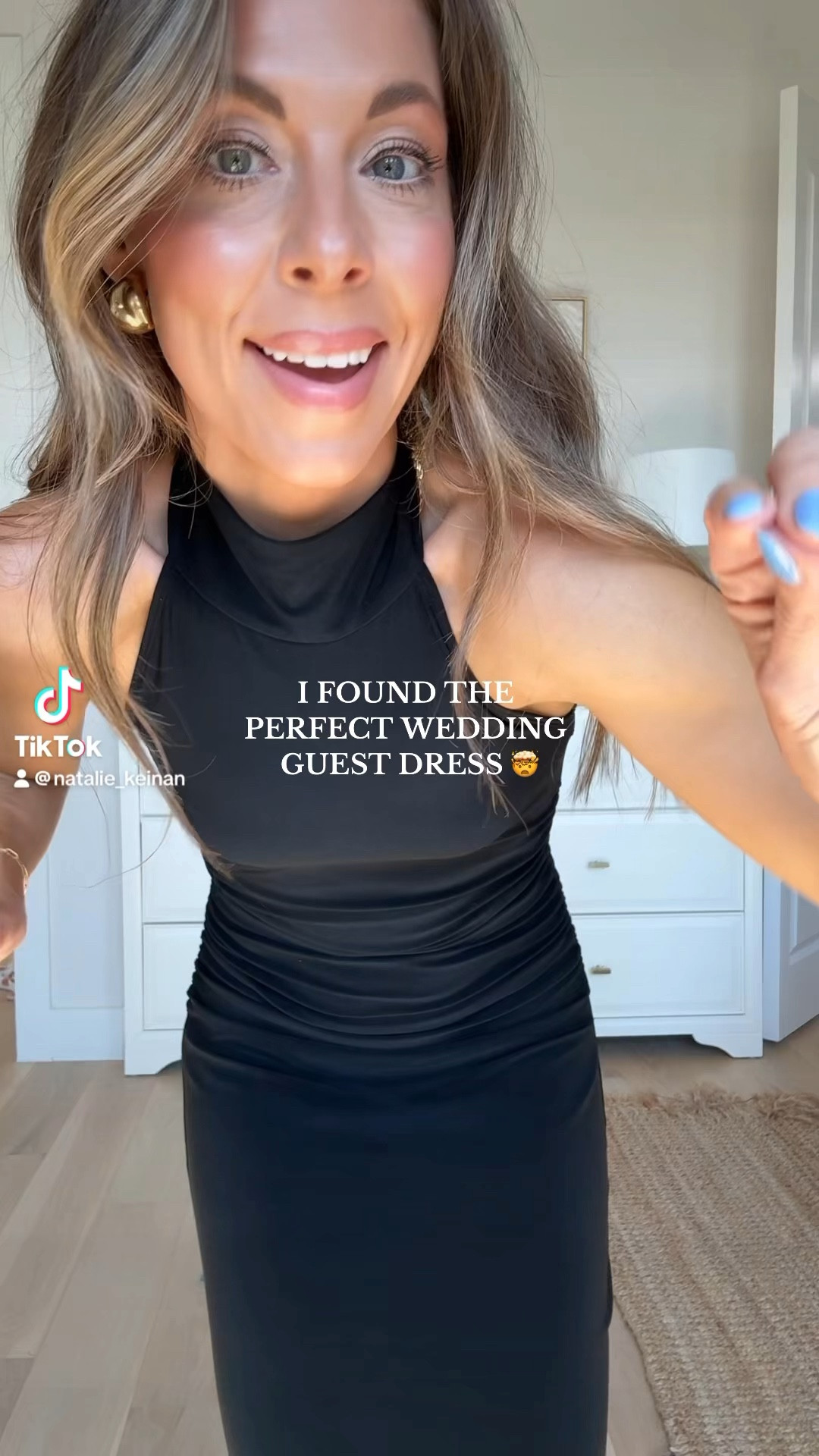 Hello perfect little black wedding guest dress?! This Aritzia black halter dress is SO GOOD and so perfect for a special occasion!! Wearing a small! 




#LTKParties #LTKWedding #LTKStyleTip