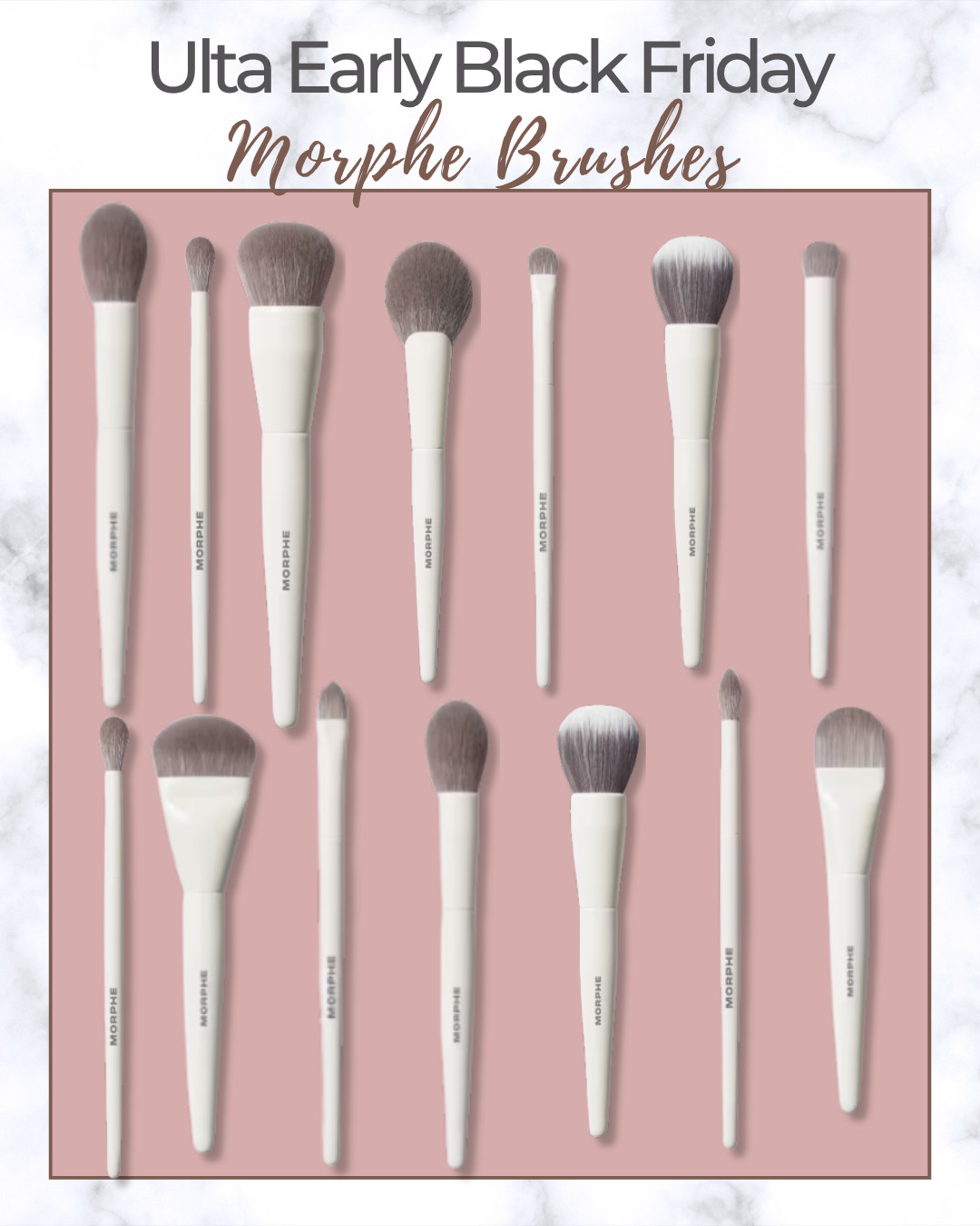 Ulta’s Early Black Friday Sale is live and these Morphe brushes are must-grabs! Perfect for flawless blending! They’re on major sale 👏

#UltaBeauty #BlackFridayDeals #MorpheBrushes #MakeupEssentials #AffordableBeauty 

 

#LTKSaleAlert #LTKHoliday #LTKFindsUnder50 #LTKBeauty