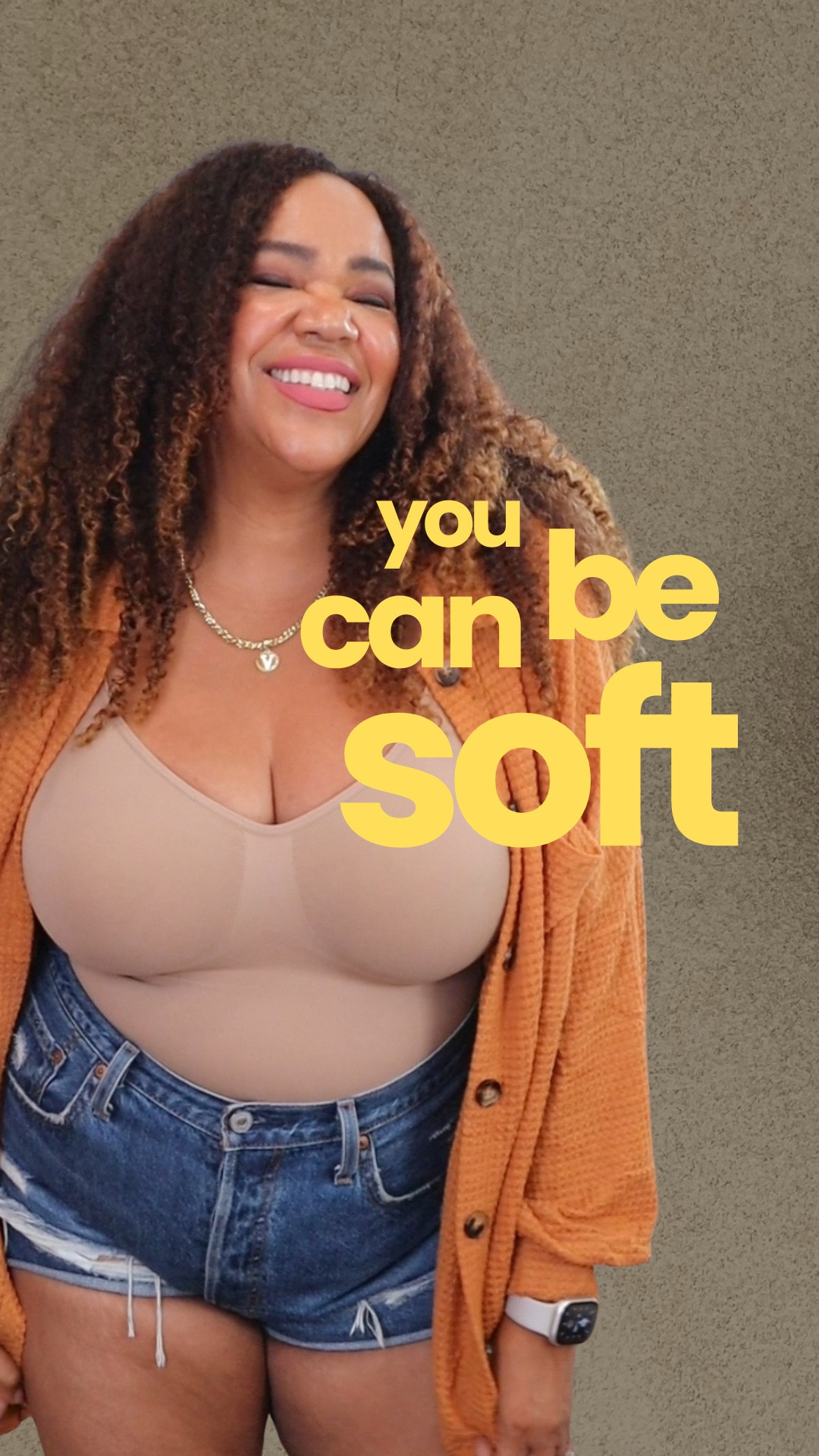 Ladies over 40 - it’s ok to lean into your soft side. Wear cozy layers. Wear what feels good. 
Loving this waffle shacket. Wearing  a size large in the shacket, 2xl in the bodysuit and 33 in the shorts. 

#LTKootd #LTKMidsize #LTKOver40