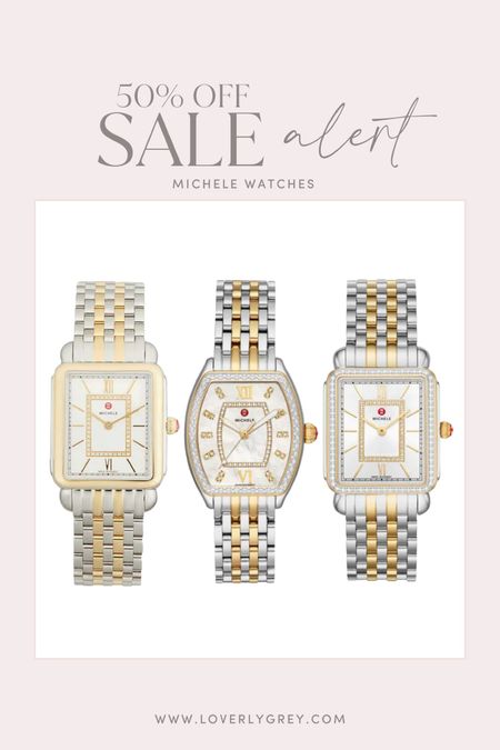 Michele watches are still 50% off at Saks! Loverly Grey wears hers daily #giftidea 

#LTKHoliday #LTKGiftGuide #LTKsalealert