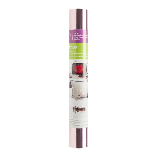 Cricut® Foil Iron-On™ Vinyl, Pink, 12" x 24" | Walmart (US)