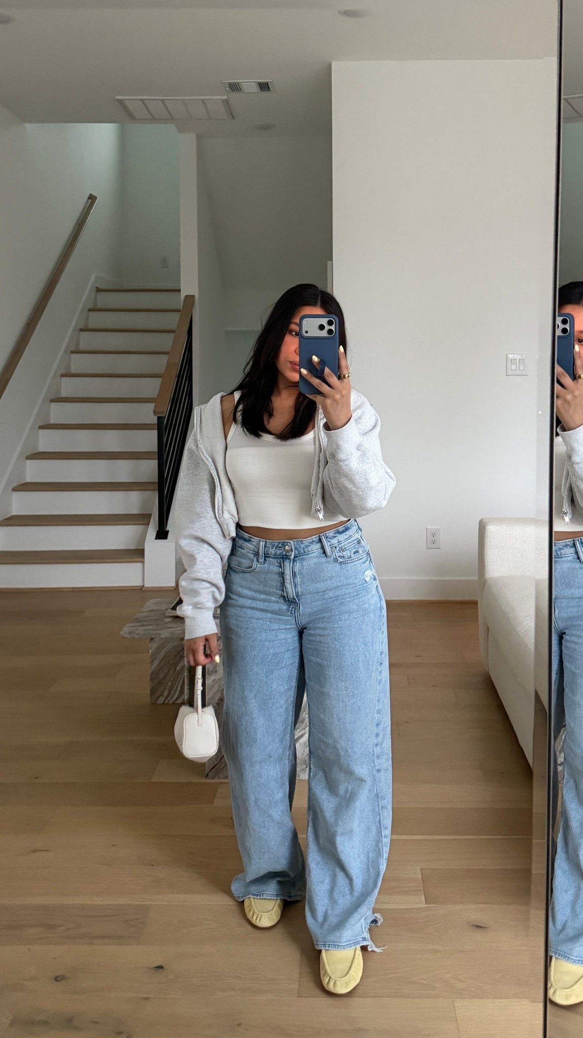 Movies outfit
Jeans: 4 short 
Tank: small
Jacket: small
Loafers: 6.5 

#LTKootd #LTKxAerie #LTKgrwm