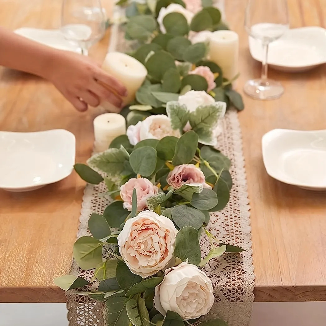 1pc 70 8inch Plastic Artificial Flowers Garland Vintage Fake Flower Vine Decorative Wall Hanging ... | Temu Affiliate Program