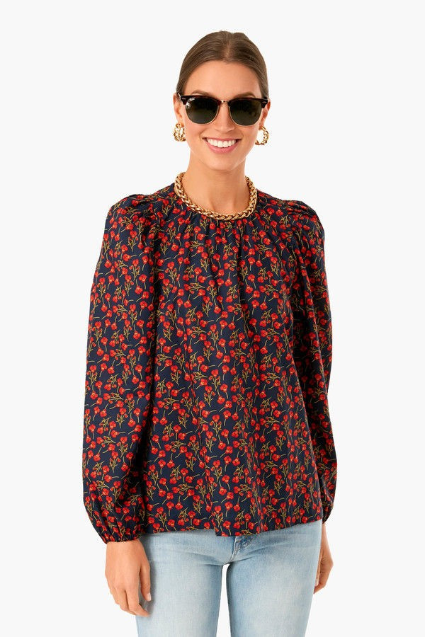 Ros Red Annelia Blouse | APOF | Tuckernuck (US)