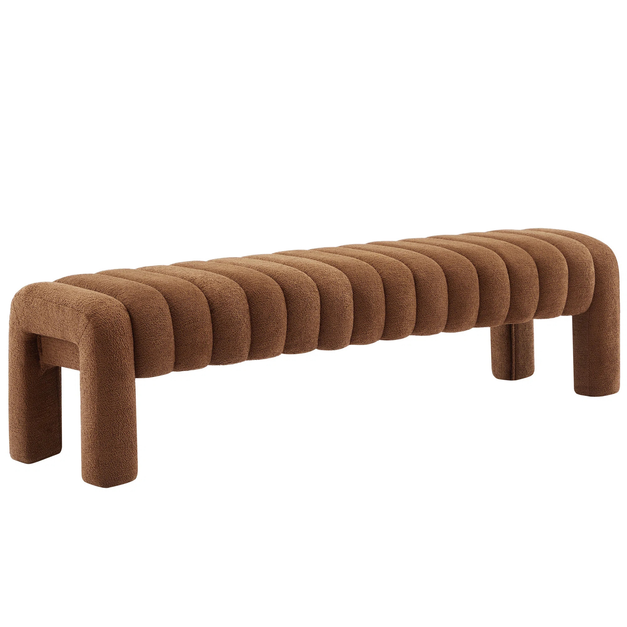 Oyan 43"or 63"W Channel Tufted Upholstered Bedroom Bench | Wayfair North America