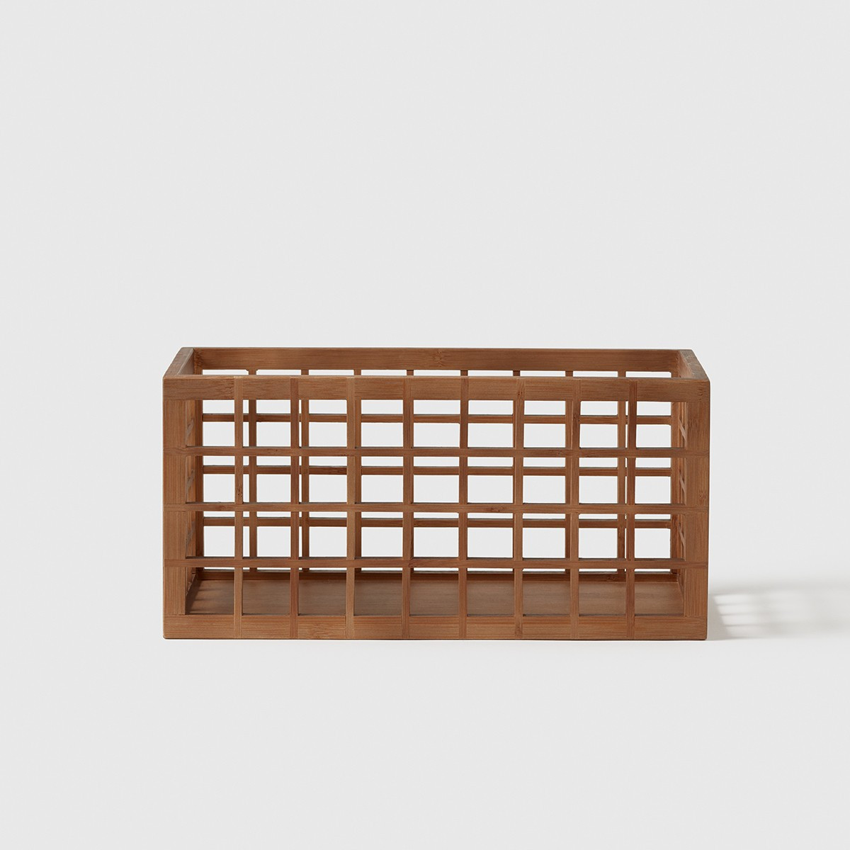 Marie Kondo Wide Shoji Bamboo Pantry Bin Kocha Brown | The Container Store