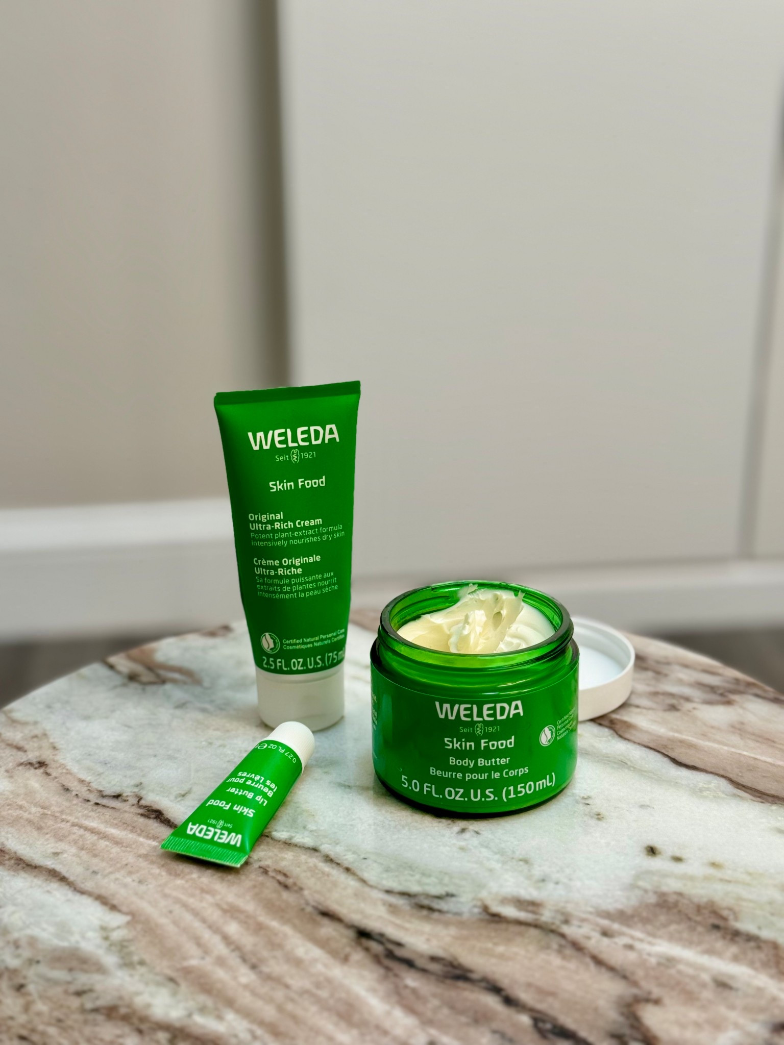 I'm obsessed with Weleda’s products. 