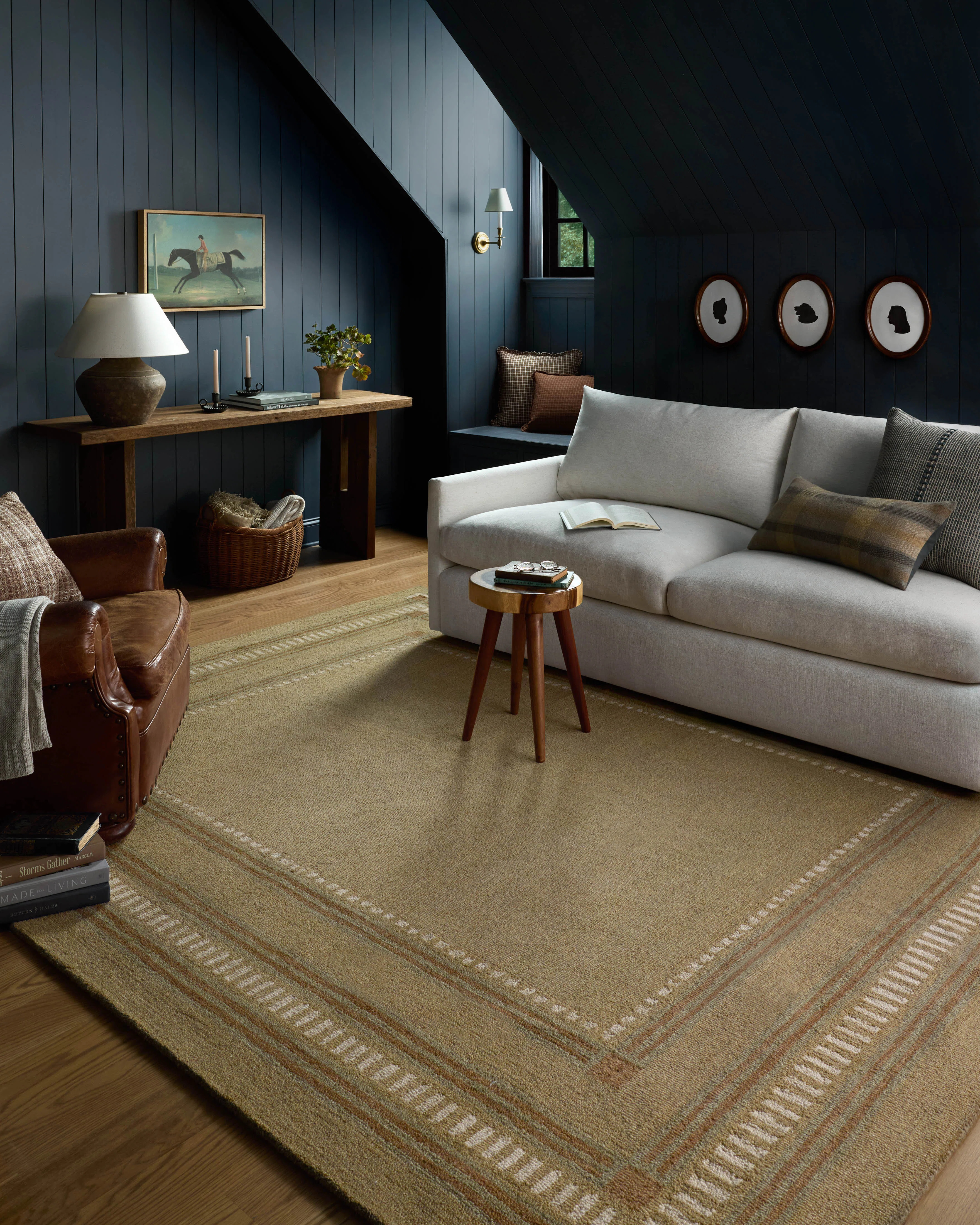 Chris Loves Julia x Loloi Alfie Green / Natural Area Rug | Wayfair North America