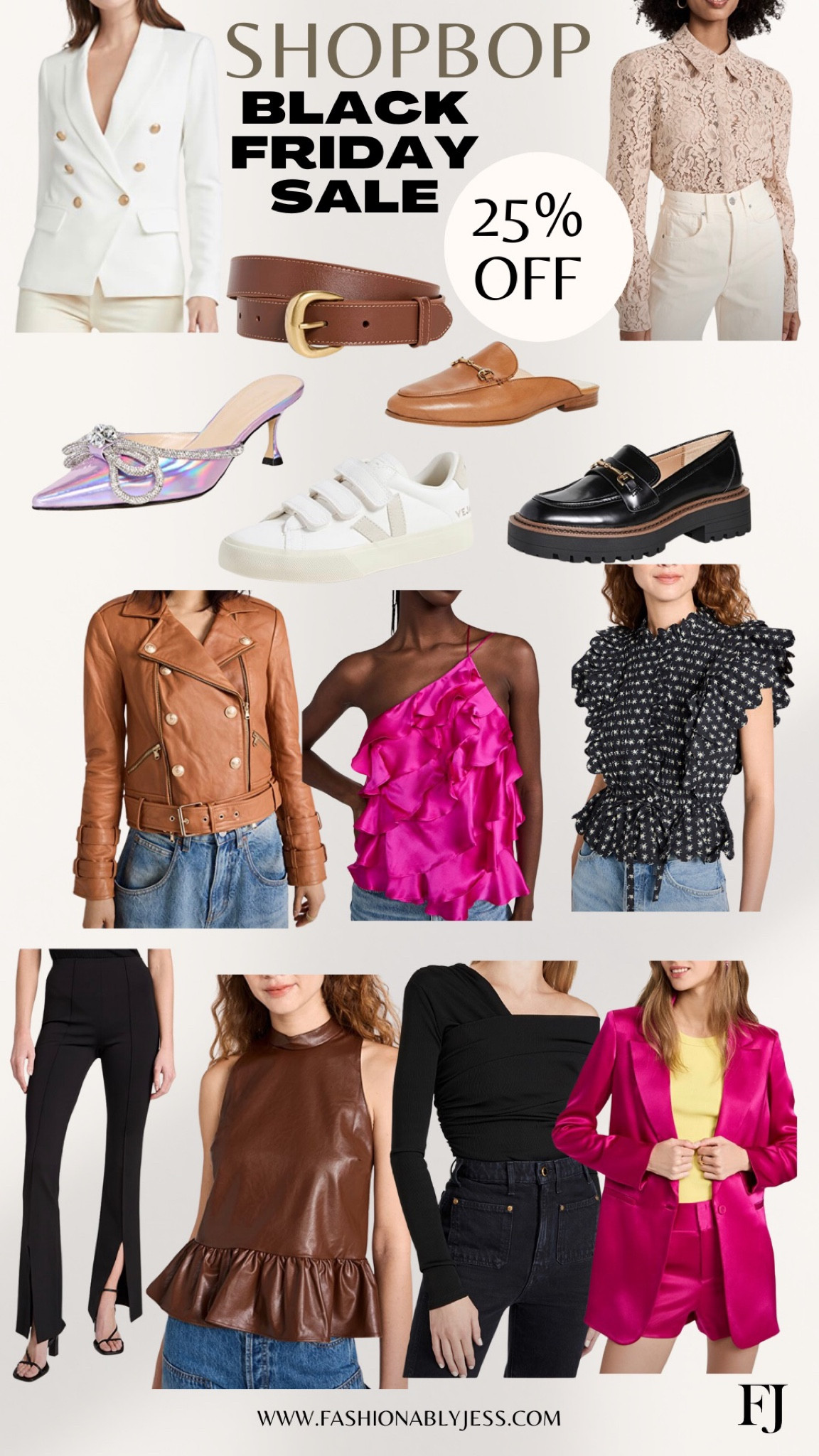 Loving this Cyber Monday ShopBop sale! Find the cutest tops, shoes, and bottoms at ShopBop! Perfect time to start shopping with 25% off! 

#LTKHoliday #LTKCyberweek #LTKGiftGuide