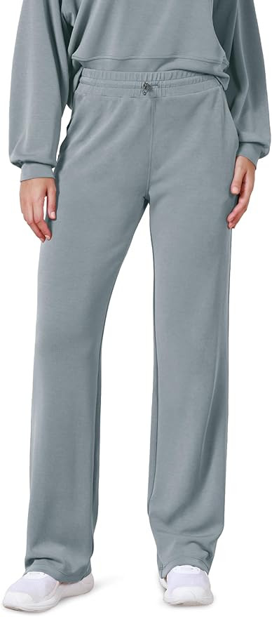ODODOS High Waist Wide Leg Pants, Casual Lounge Pants | Amazon (US)