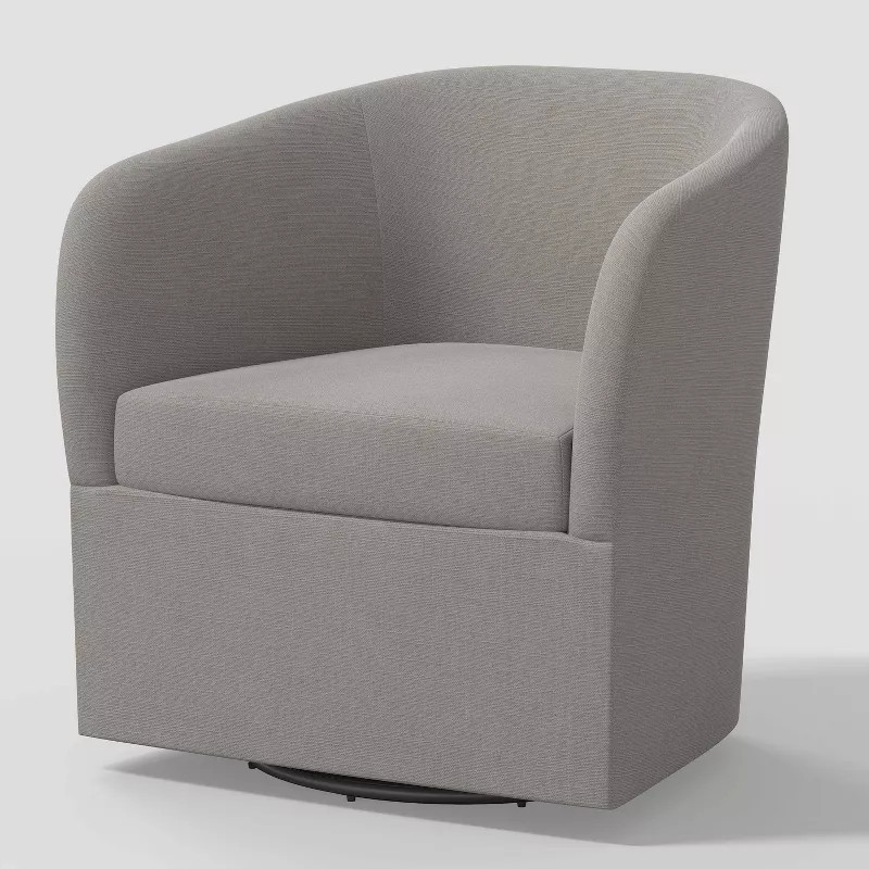 Rhea Swivel Chair in Linen - Threshold™ | Target