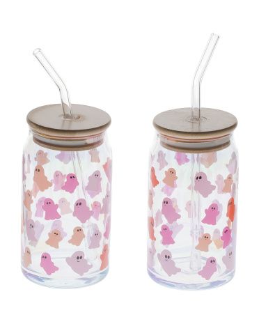 2pk Ghost Luster Sipper Glasses | TJ Maxx