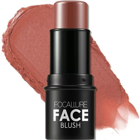 FOCALLURE Cream Blush Makeup Long Wearing Blush Stick for Cheeks BURNING CLAY | Walmart (US)