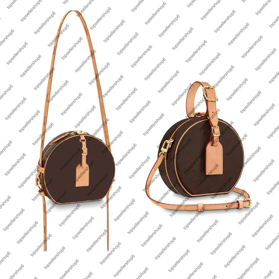 M43514 PETITE BOITE CHAPEAU BOITE MM PM Handbag Purse Original Cowhide Trim Canvas Hatbox Designe... | DHGate