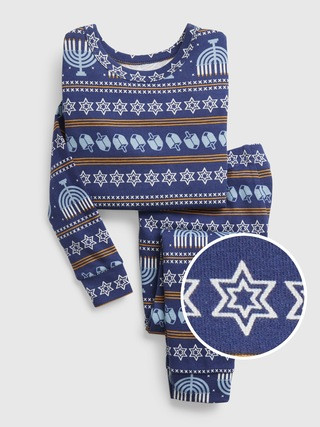 babyGap 100% Organic Cotton Hanukkah Print PJ Set | Gap (US)