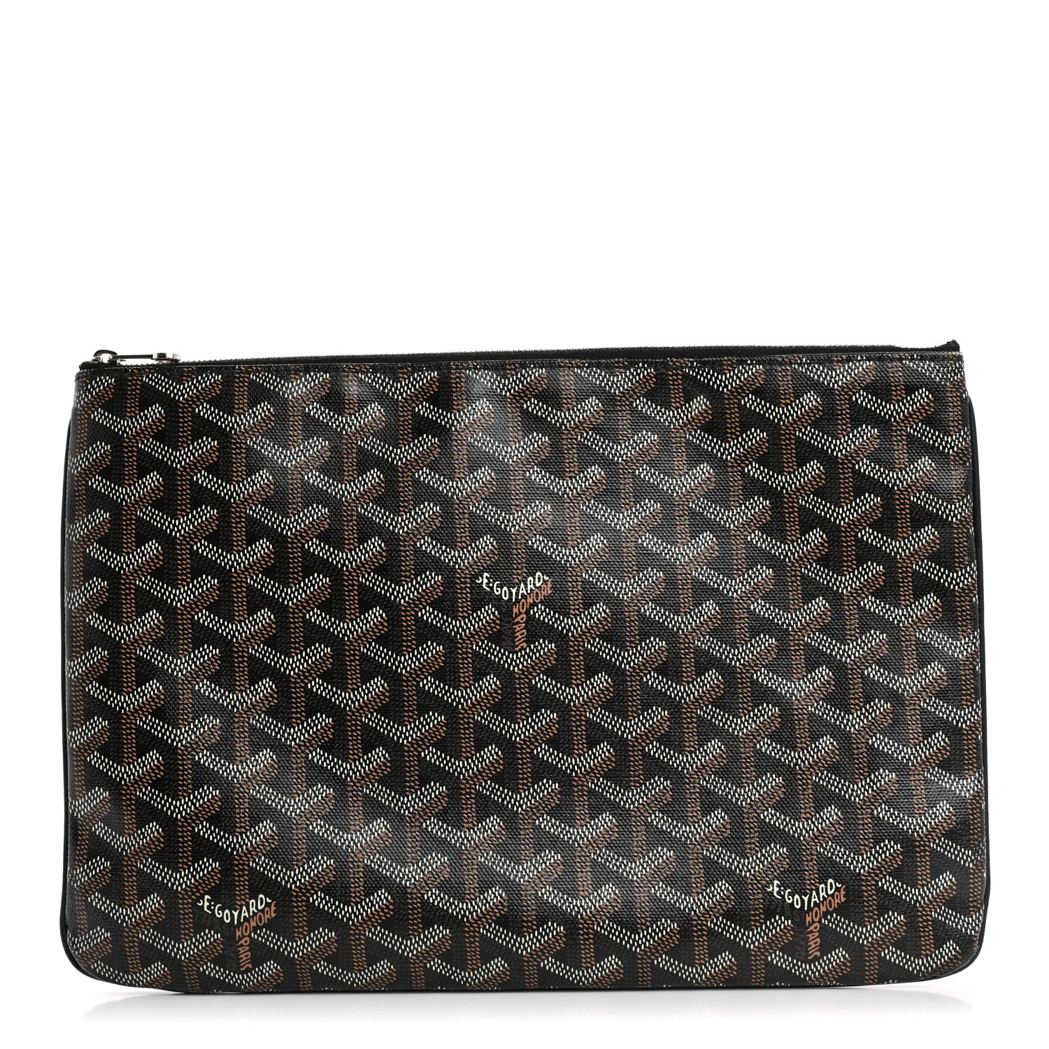 Goyardine Senat Pochette MM Black | FASHIONPHILE (US)