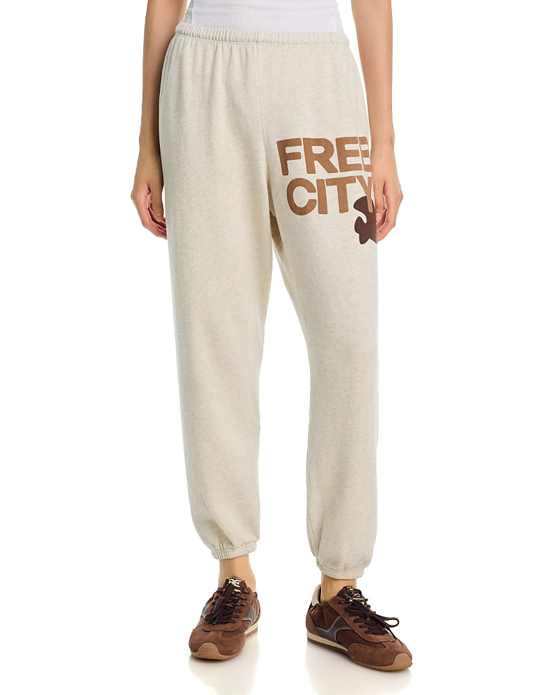 Freecity Heathered Logo Sweatpants | Bloomingdale's (US)