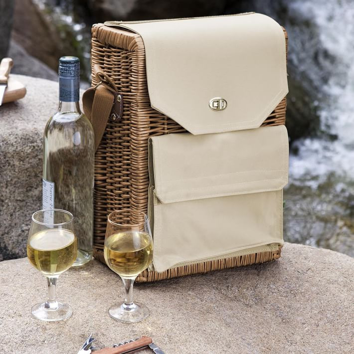 Country Canvas Wine Bag (4 Piece Set) | West Elm (US)