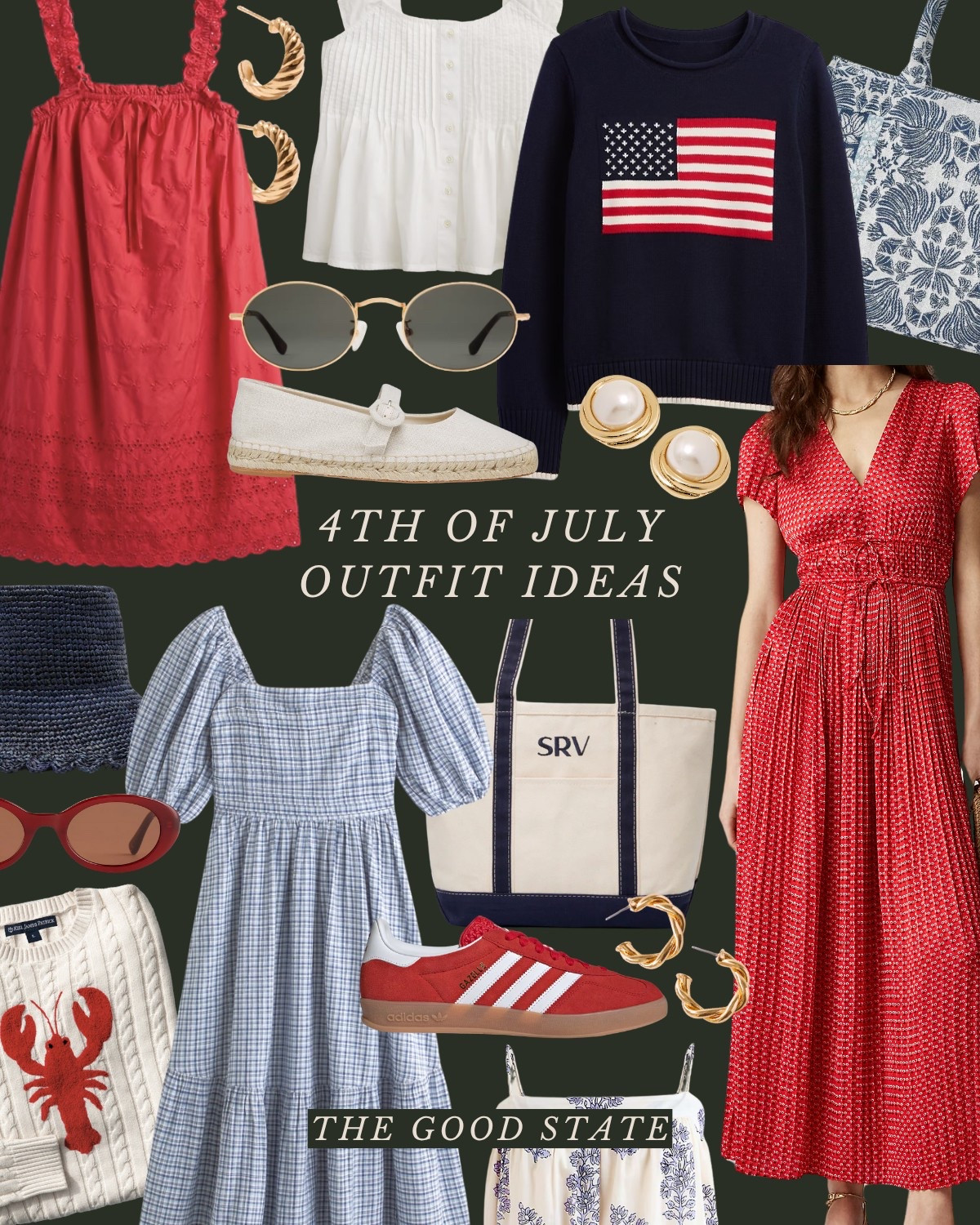 This collection is for all the girlies living their best life as the summertime sunshine warms their face and the sea breeze blows through their hair. This is for the ones dreaming of evening strolls on Nantucket’s cobblestone roads and endless hydrangeas all around. For the ladies who love all things gingham, a lightweight sweater and all the classic stripes. For the ones who enjoy sailing in Newport, a picnic on the Cape Cod seashore and happy hour in Martha’s Vineyard. This collection is for you🦞 ⚓️ 🧺 Ootd, outfit idea, style tip, classic style, timeless style striped sweater, quince, J.Crew, J.Crew, factory, target, target fashion, target style, Walmart, Anthropologie, Anthro, Madewell, white dress, spring dress, summer dress, spring fashion, summer fashion, vacation, outfit, Memorial Day sale, Memorial Day, outfit, Fourth of July, outfit, red, white, and blue outfit, gingham dress, quilt dress, organic skin, care, pearl, jewelry, Abercrombie, and Fitch, Tuckernuck, Madewell, H&M, Amazon, Amazon style, farmers market outfit, sissy light hat, dolce vita, women’s shoes, raffia bags, wedding guest dress, summer dress, wedding guest, Lauren England, the good state, American flag sweater, Fourth of July outfit, 4th of July outfit, Independence Day

#LTKStyleTip #LTKSaleAlert #LTKFindsUnder50